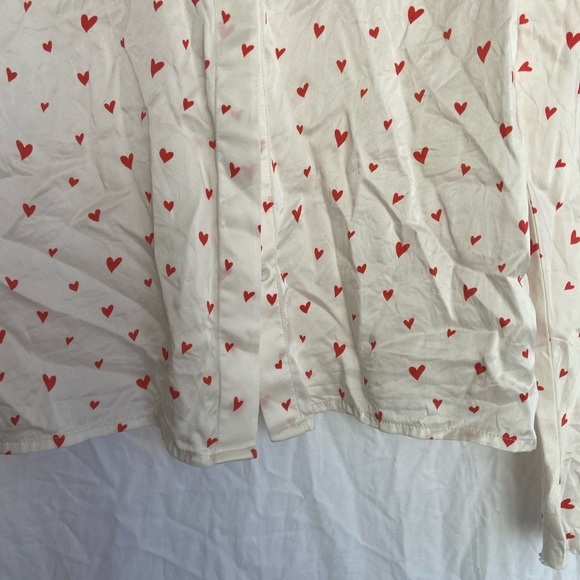 Bec & Bridge White Hearts Blouse Size 4 - Picture 7 of 12